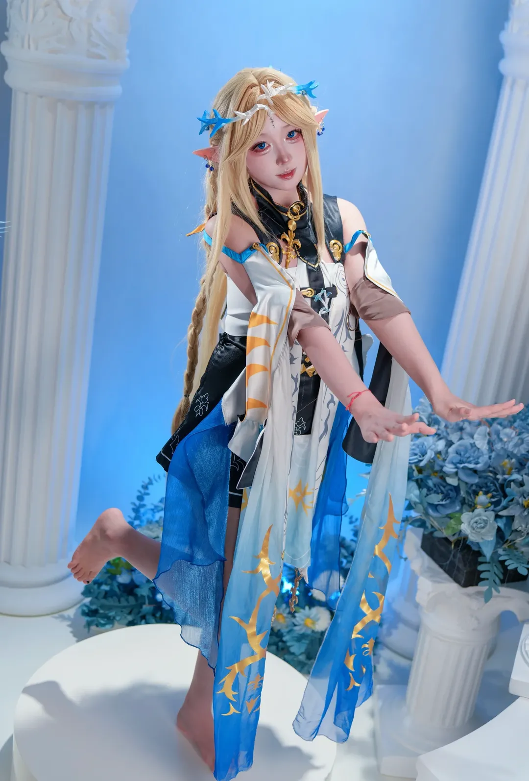 鸣潮, 卡提希娅cos, 二次元cos, cosplay摄影, 精灵骑士 - 第5张