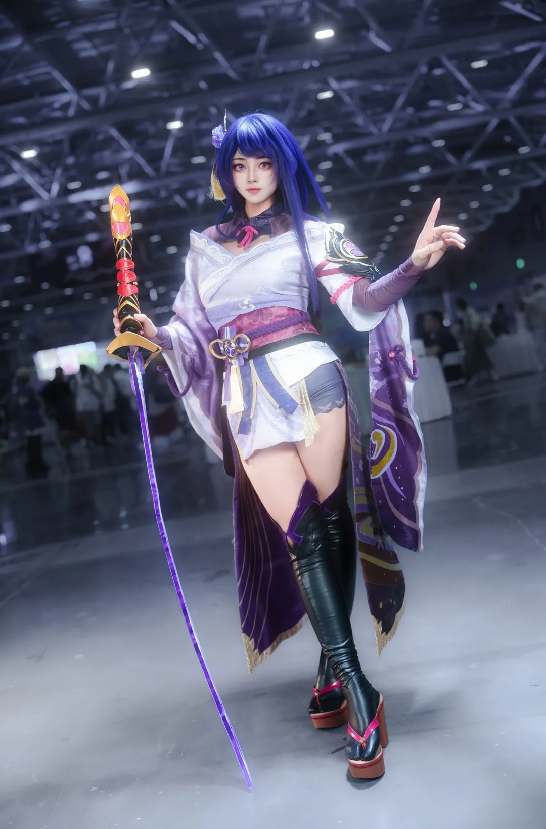 原神, 二次元摄影, 漫展cosplay, 雷电将军cos, cos道具 - 第3张