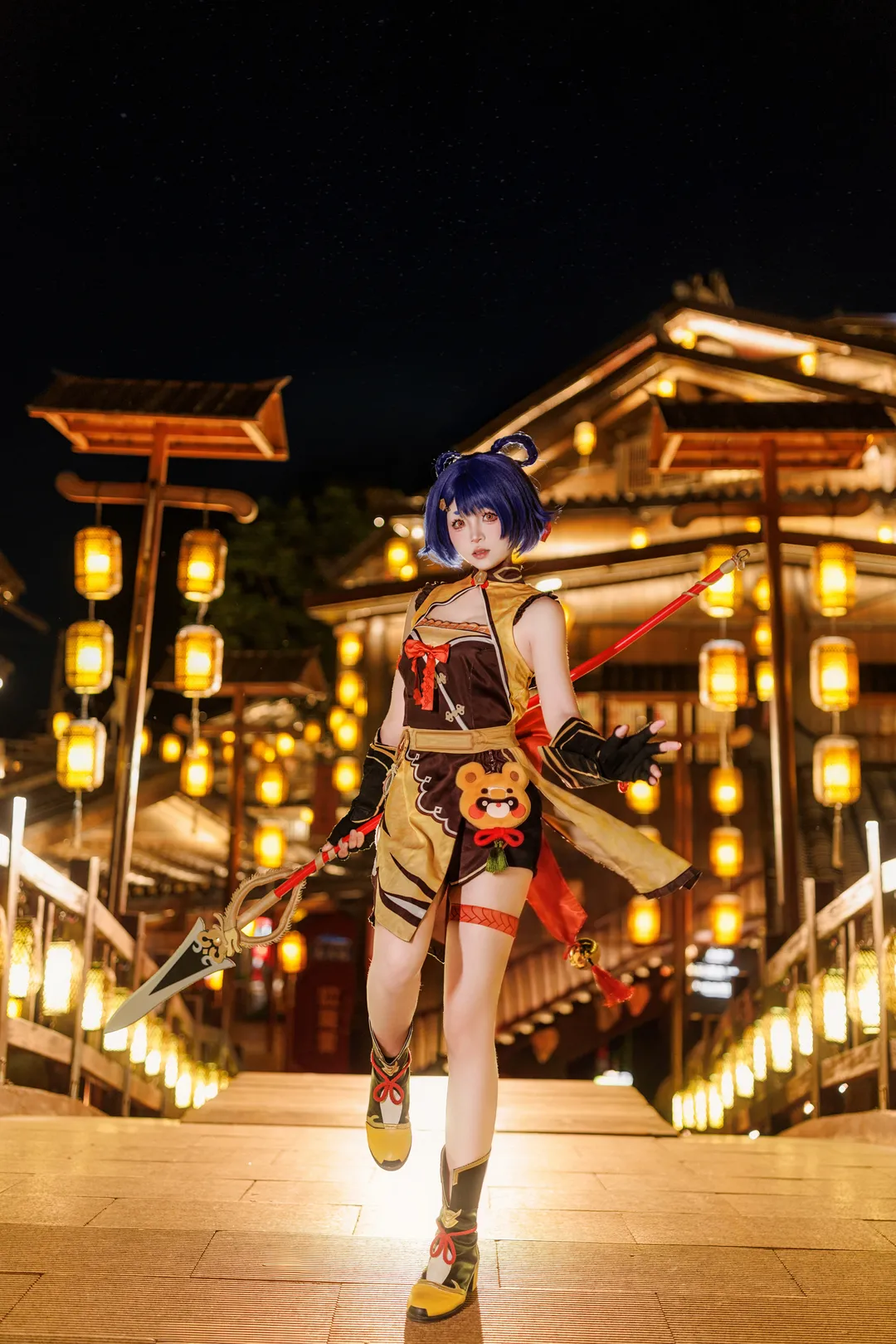 原神, 氛围感, cosplay, 香菱cos, 毕业前的最后一舞