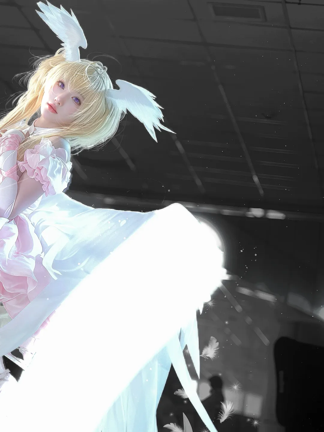 二次元cosplay, 歌呗cos, 守护甜心, 天使cos, 羽翼妆造 - 第4张