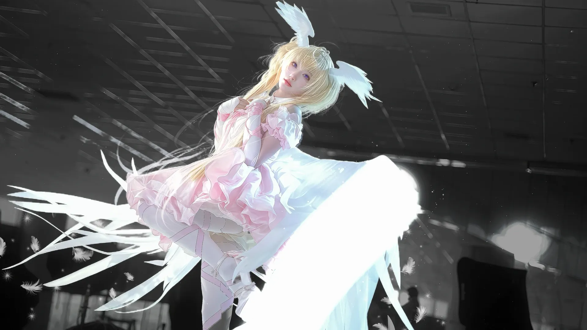 二次元cosplay, 歌呗cos, 守护甜心, 天使cos, 羽翼妆造 - 第9张