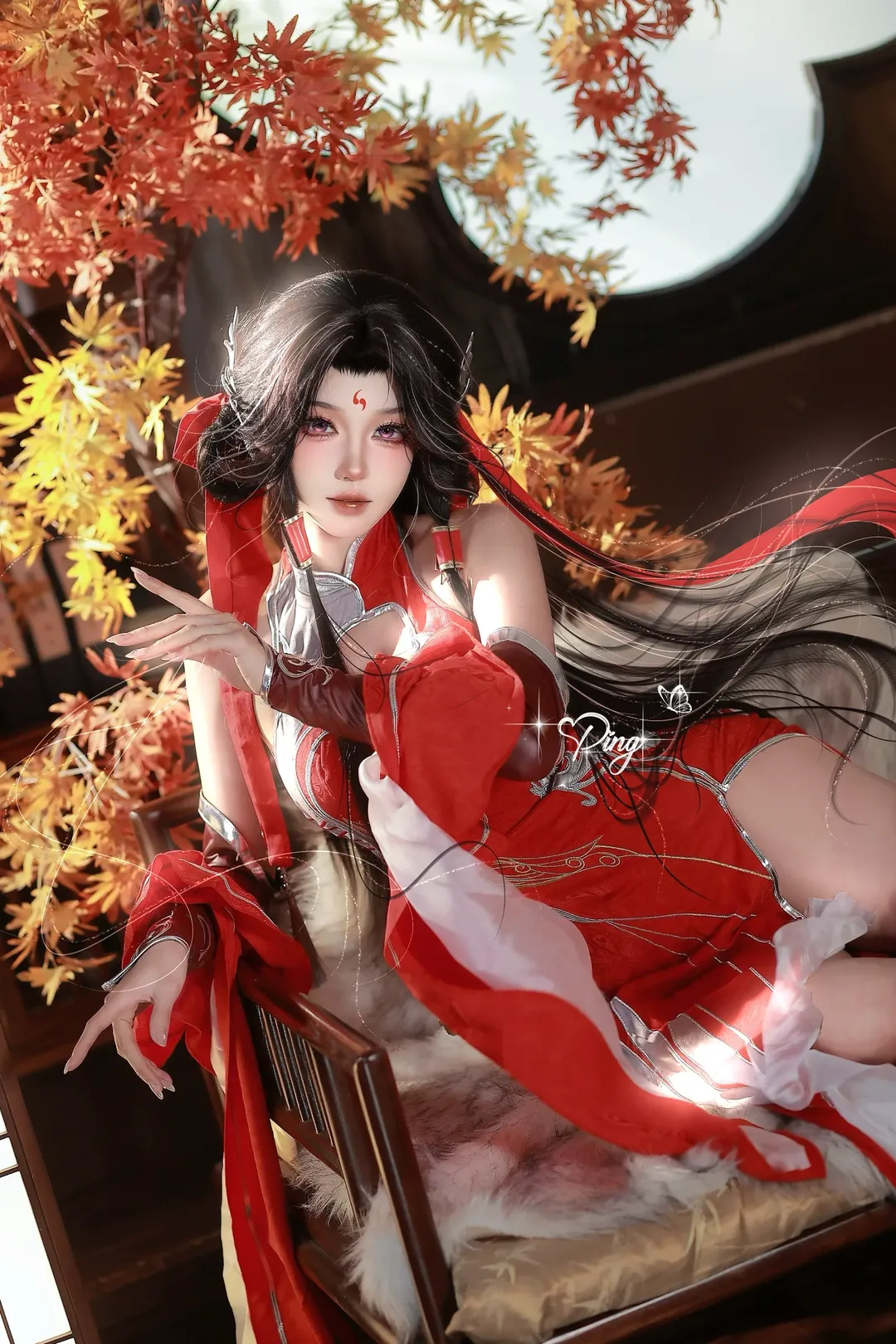 古风摄影, 国风cosplay, 火灵儿cos, 完美世界, 火桑花开 - 第3张