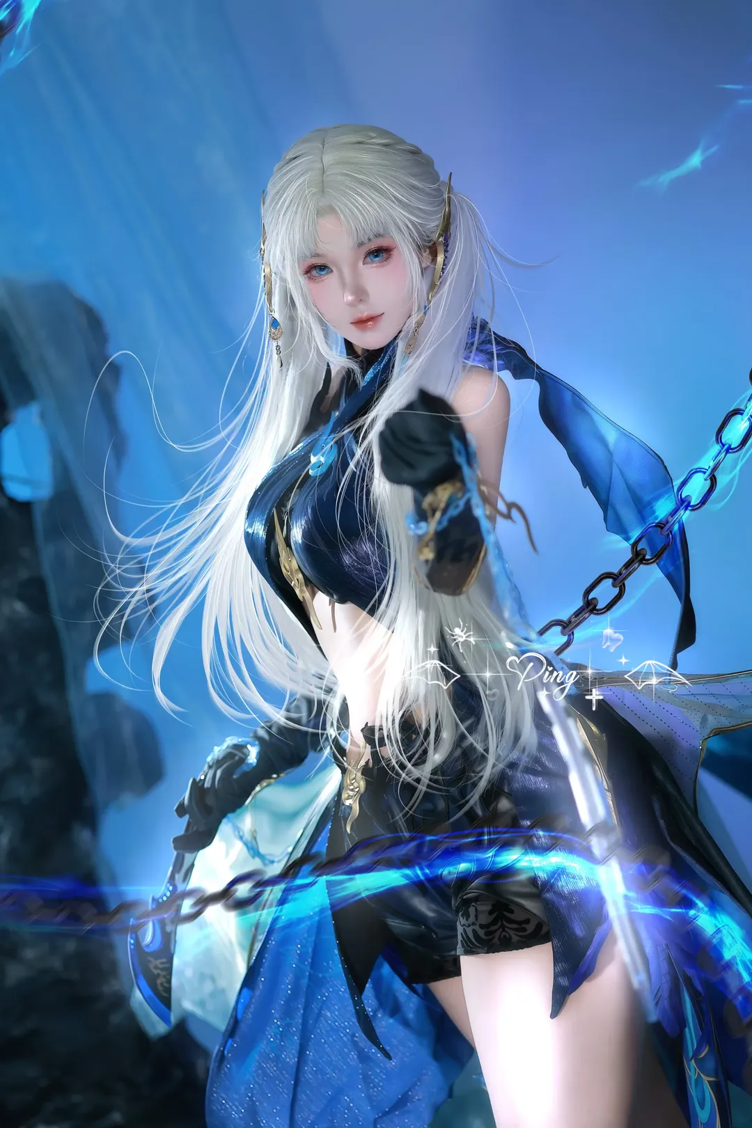 cosplay, 永劫无间, 游戏角色cos, 季莹莹cos, 夜魅游莹 - 第3张