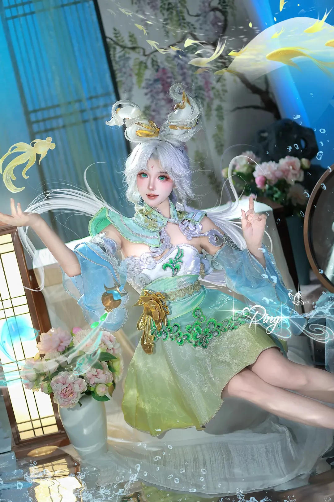 王者荣耀, 公孙离cos, 国风cosplay, 云诺千山, 阿离cos - 第1张