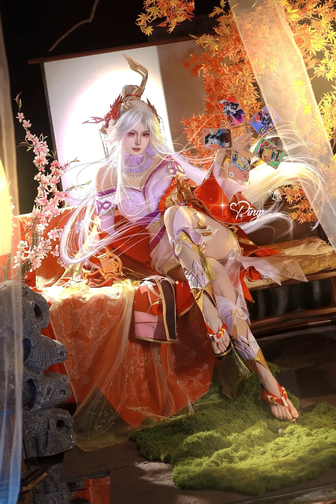 cosplay, 王者荣耀, 不知火舞cos, 游戏角色扮演, 花合斗 - 第1张