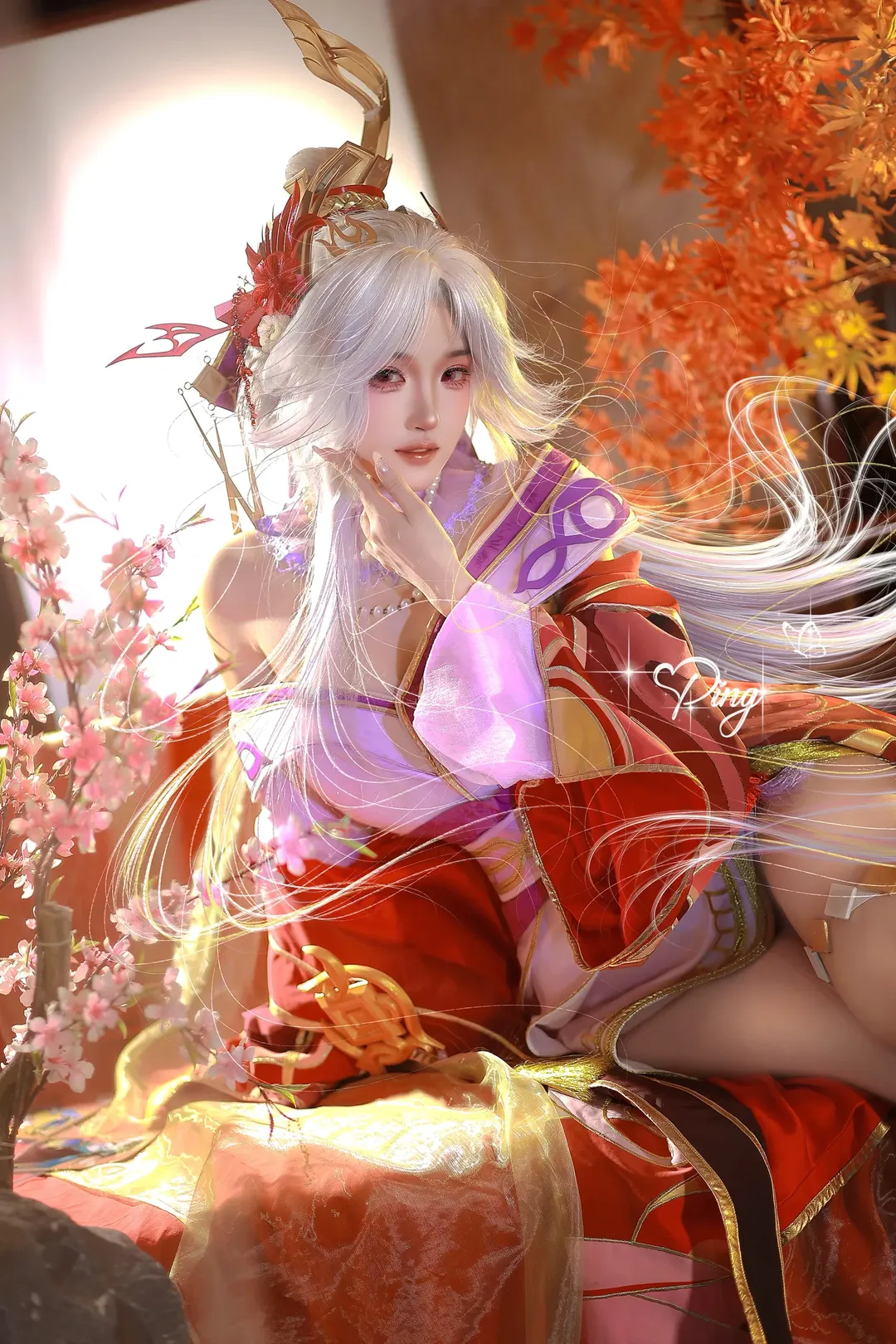 cosplay, 王者荣耀, 不知火舞cos, 游戏角色扮演, 花合斗