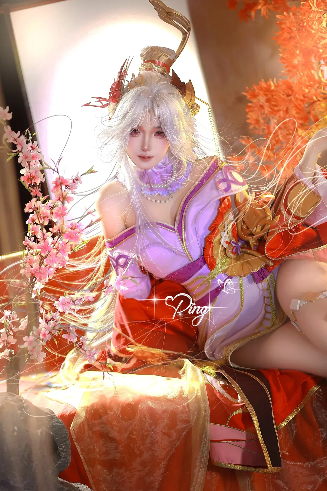 cosplay, 王者荣耀, 不知火舞cos, 游戏角色扮演, 花合斗 - 第3张