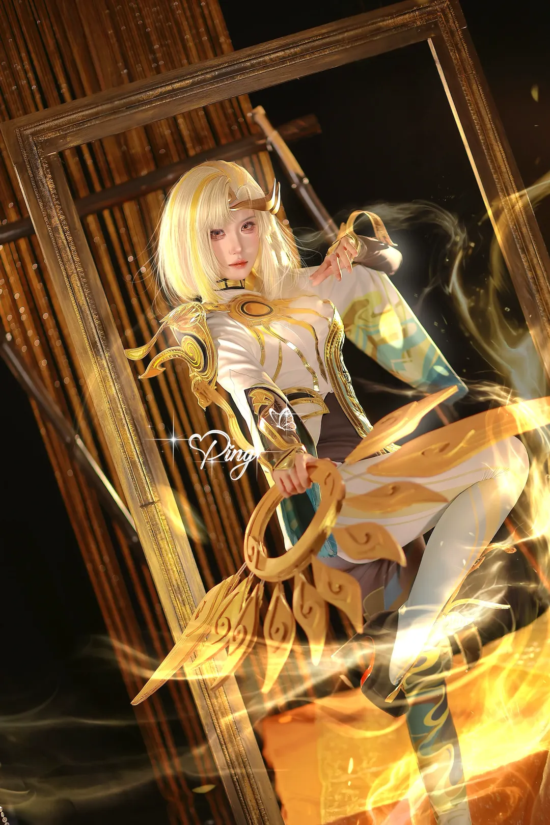 角色扮演, 王者荣耀, cosplay摄影, 镜cos, 炽阳神光 - 第1张