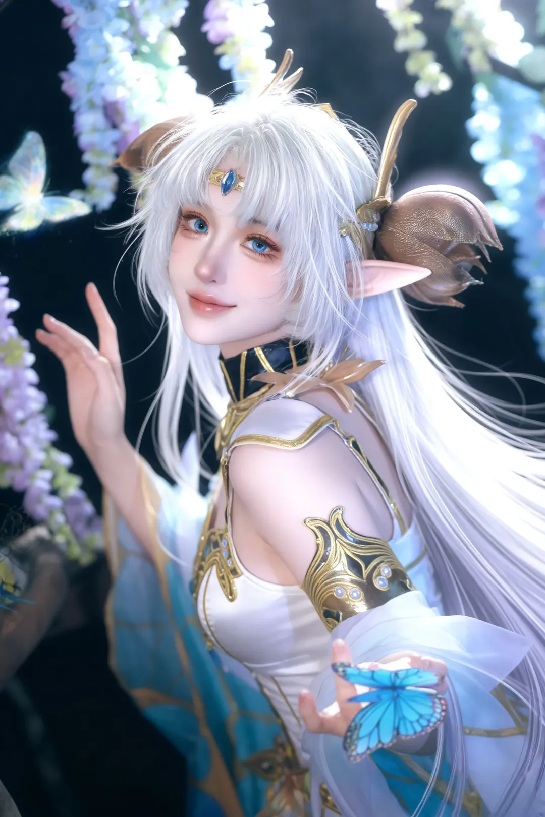 王者荣耀, 貂蝉cos, cosplay摄影, 精灵cos, 仲夏夜之梦
