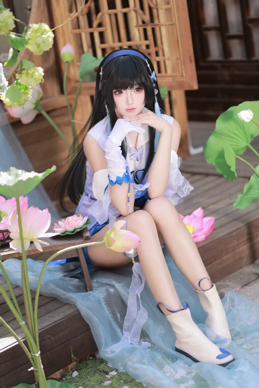 王者荣耀, 古风cosplay, 西施cos, cosplay摄影, 王者荣耀西施原皮 - 第4张