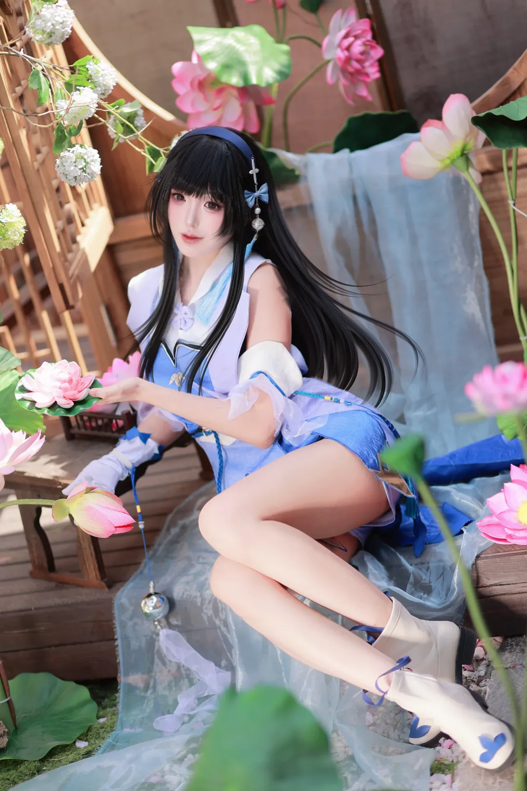 王者荣耀, 古风cosplay, 西施cos, cosplay摄影, 王者荣耀西施原皮 - 第9张