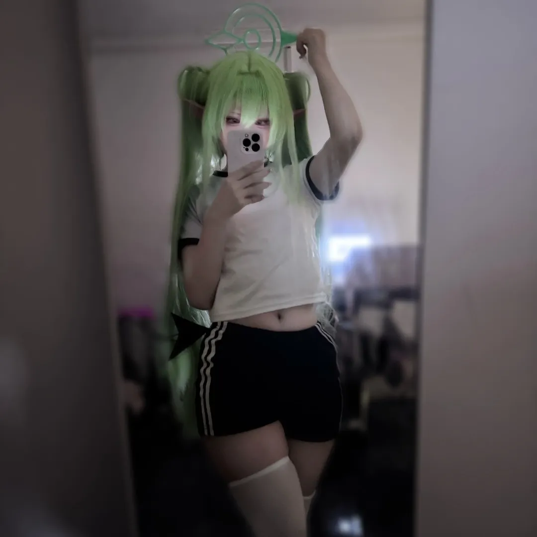 cosplay, 蔚蓝档案, 橘望cos, 双马尾, 运动风cos