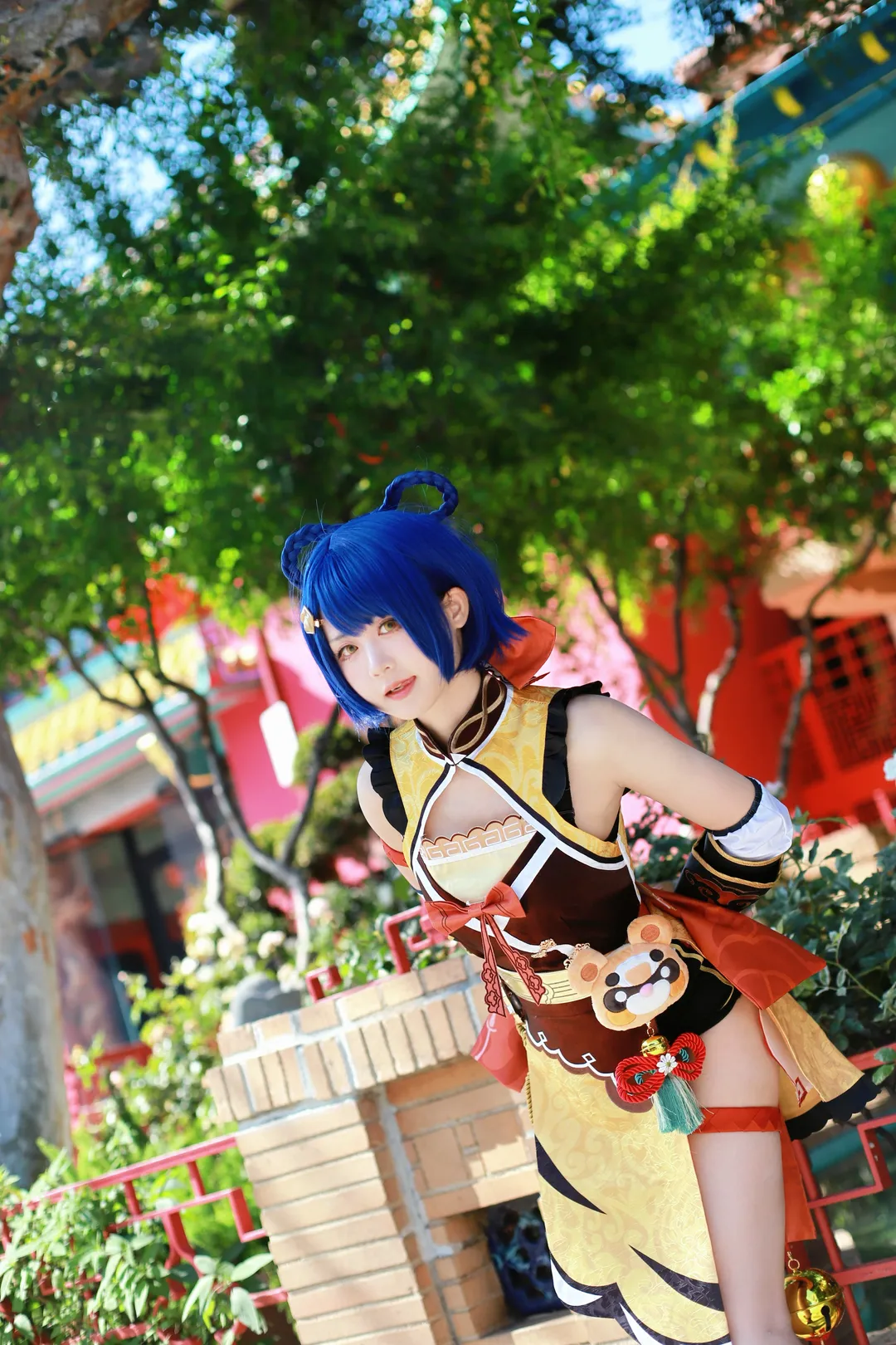 原神, 香菱 コスプレ, ロケーション撮影, LAチャイナタウン, 中国風コーデ - 3枚目