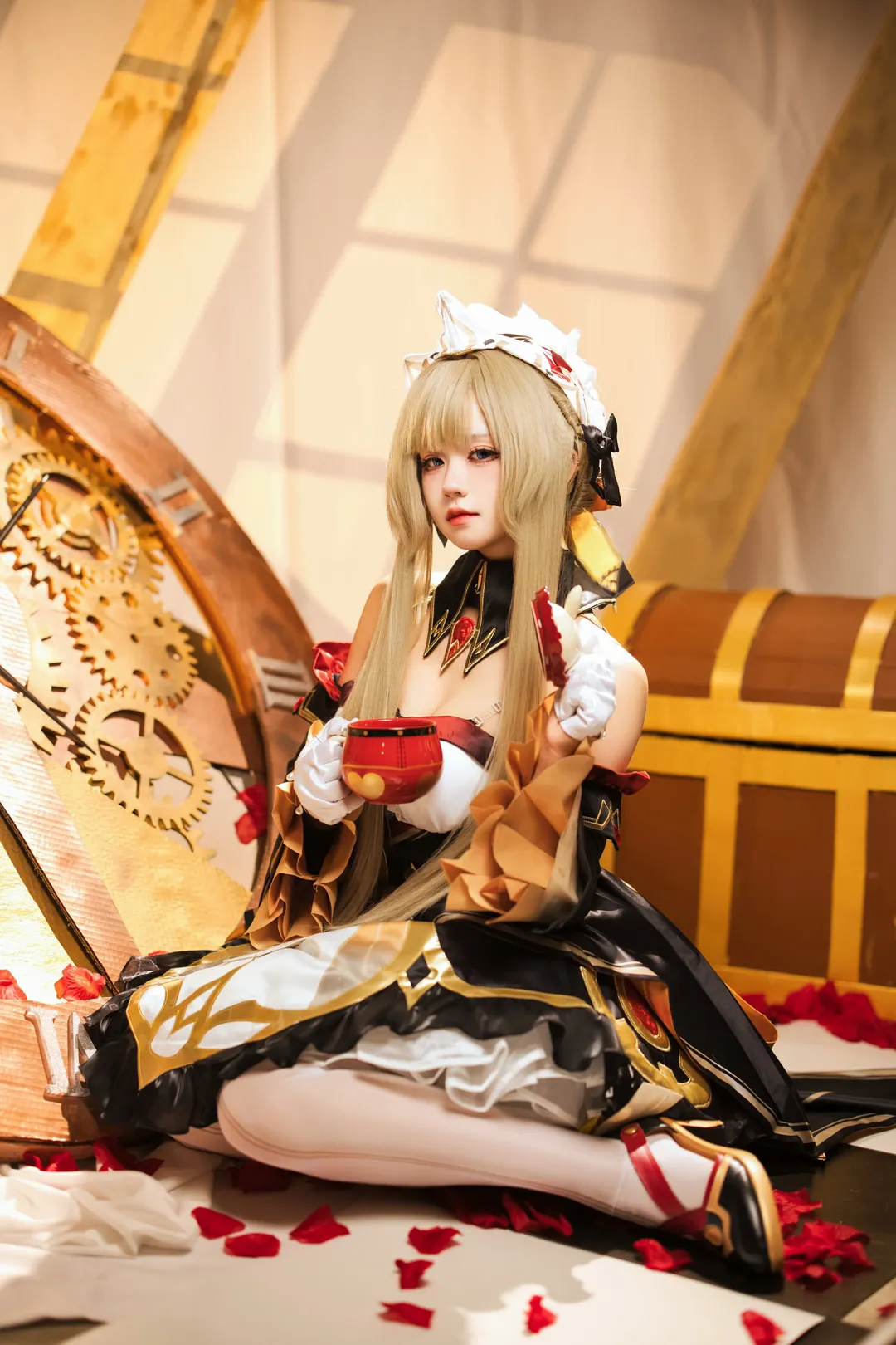 Cosplay, 桑多涅cos, 原神, 木偶, 下午茶