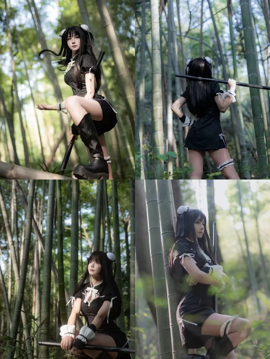 哥特风cos, 武汉外景拍摄, cosplay摄影地, 暗黑系角色扮演, 建筑风格摄影 - 第9张