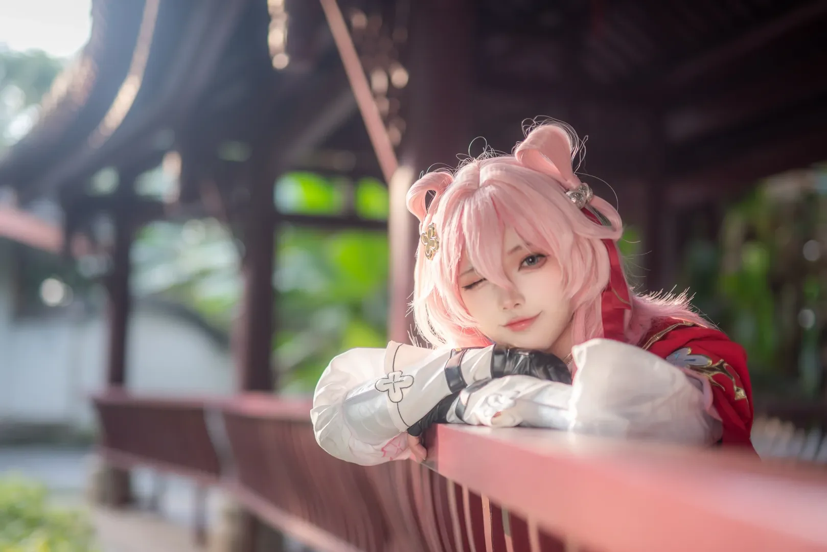 Honkai: Star Rail, March 7th cosplay, Cosplay photoshoot, Chinese-style photography, 2D daily life - Image 2