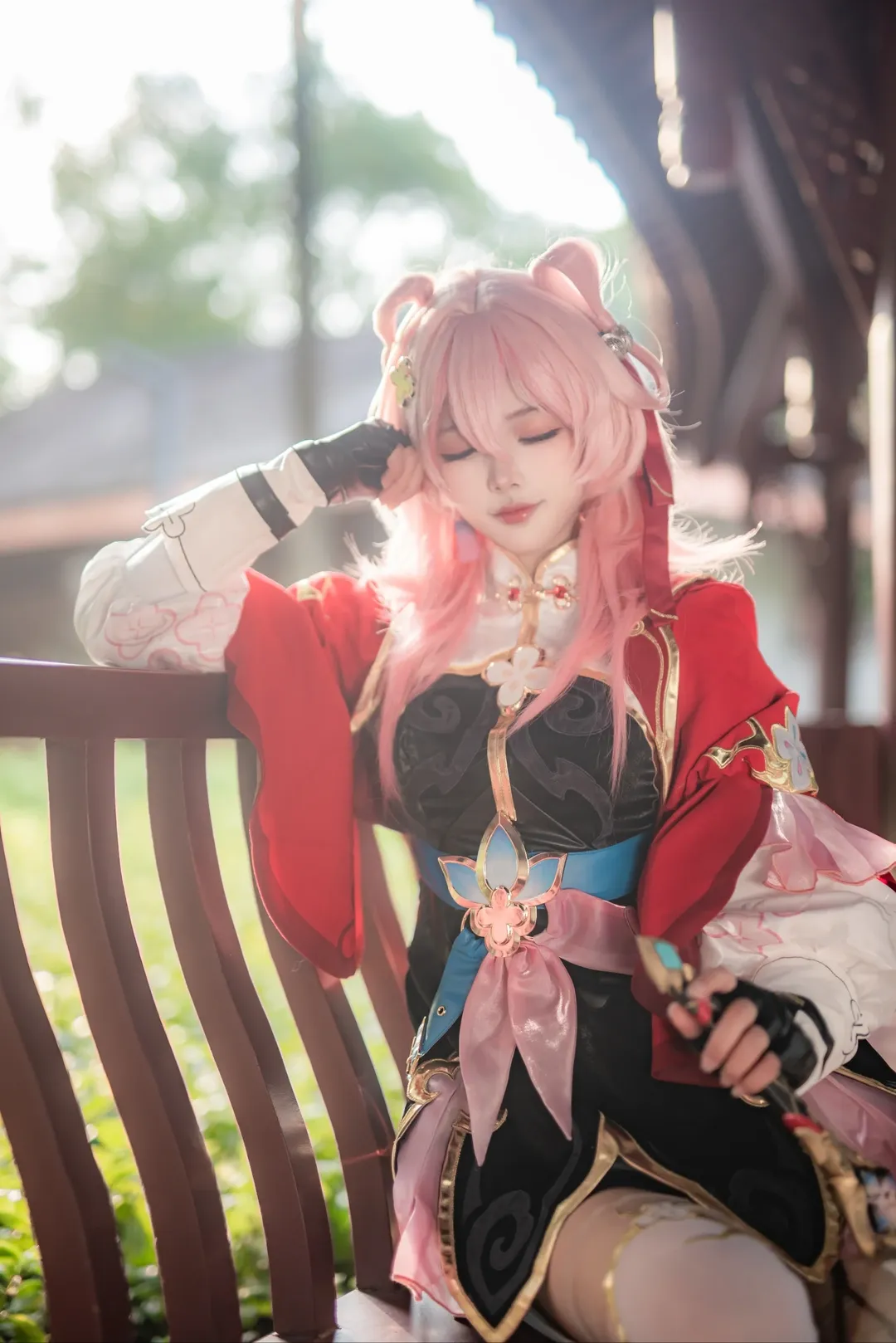 Honkai: Star Rail, March 7th cosplay, Cosplay photoshoot, Chinese-style photography, 2D daily life - Image 5