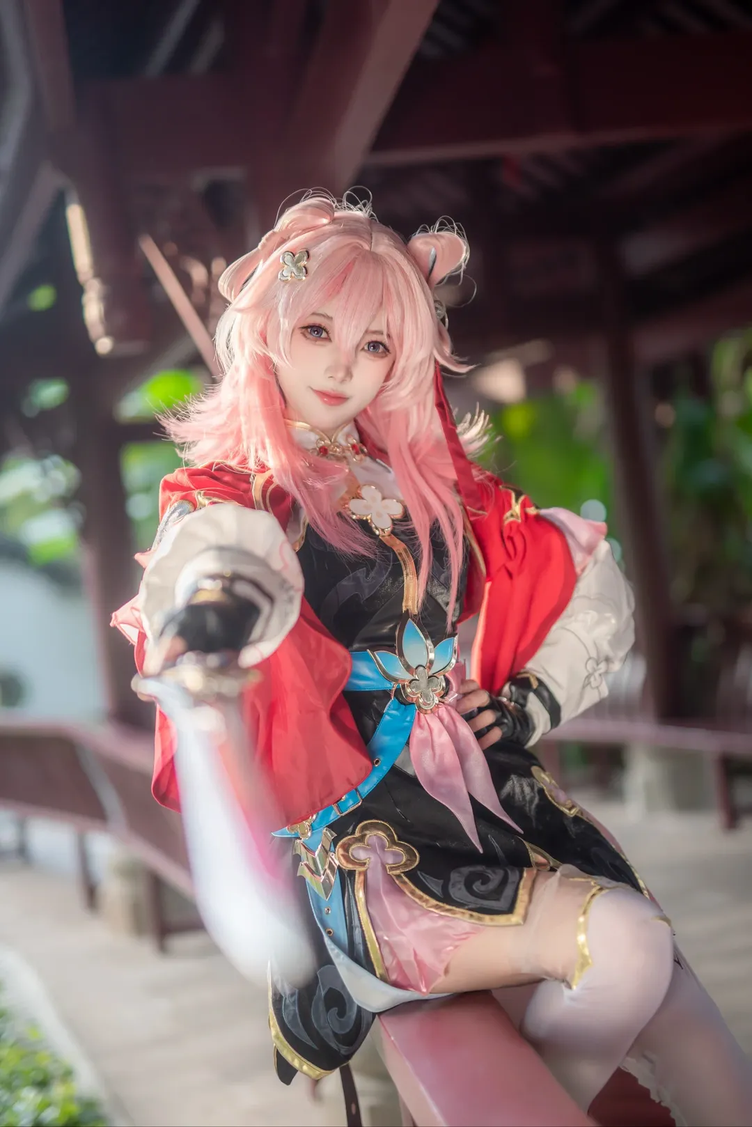 Honkai: Star Rail, March 7th cosplay, Cosplay photoshoot, Chinese-style photography, 2D daily life - Image 8