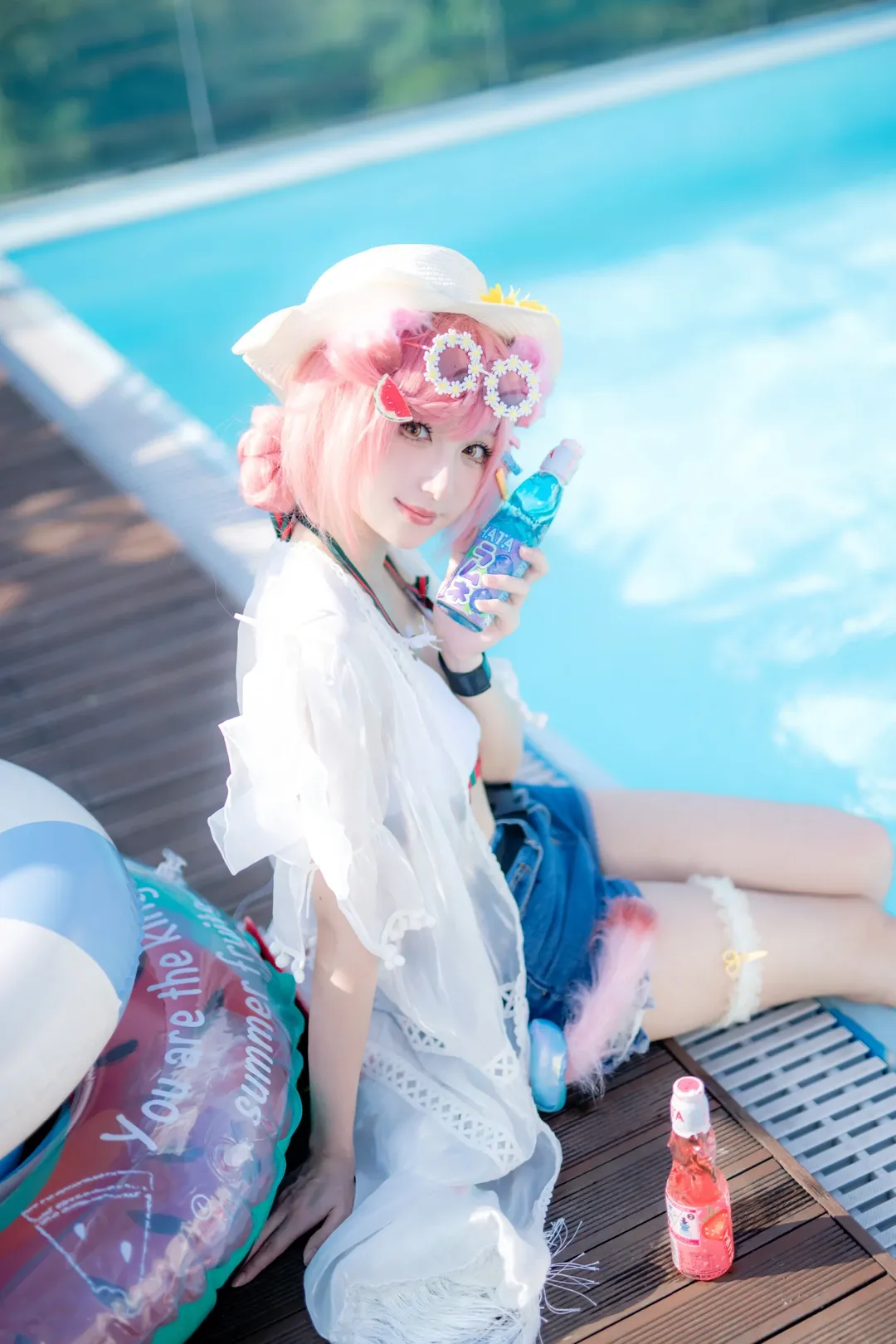 アークナイツ, 夏の水着, コスプレ撮影, 二次元日常, ゴールデングロー コスプレ - 10枚目