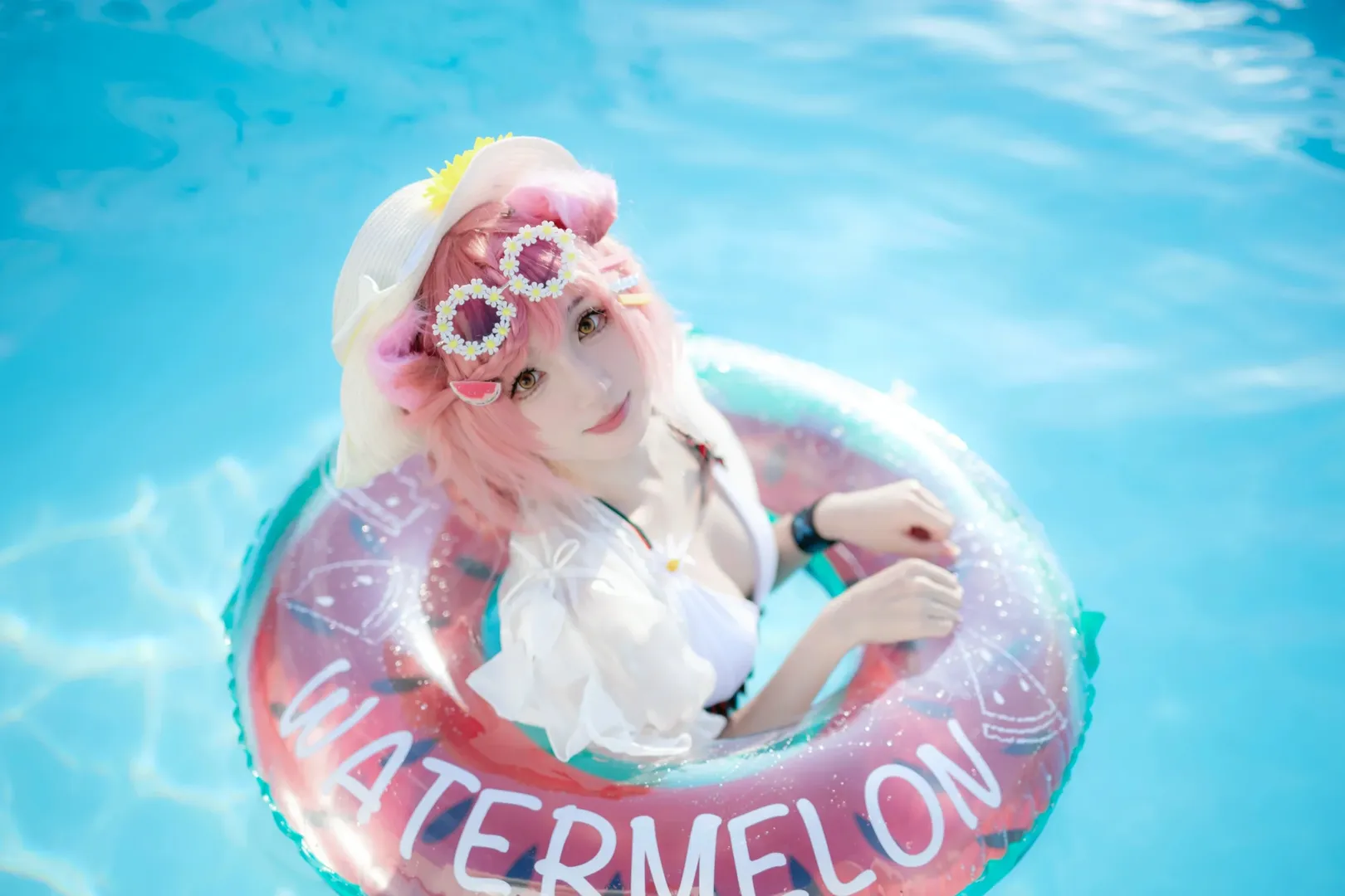アークナイツ, 夏の水着, コスプレ撮影, 二次元日常, ゴールデングロー コスプレ - 11枚目