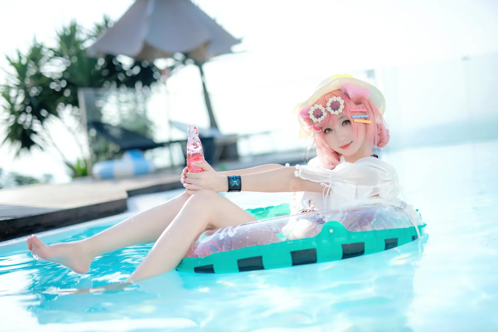 アークナイツ, 夏の水着, コスプレ撮影, 二次元日常, ゴールデングロー コスプレ - 13枚目