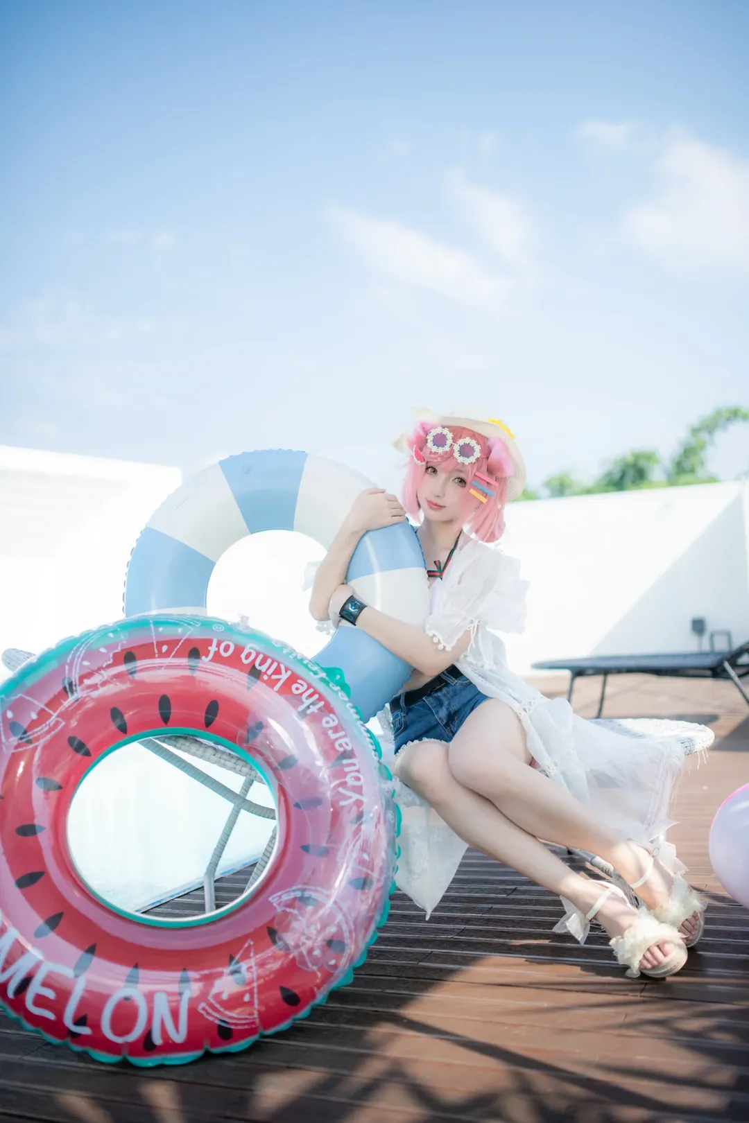 アークナイツ, 夏の水着, コスプレ撮影, 二次元日常, ゴールデングロー コスプレ - 14枚目