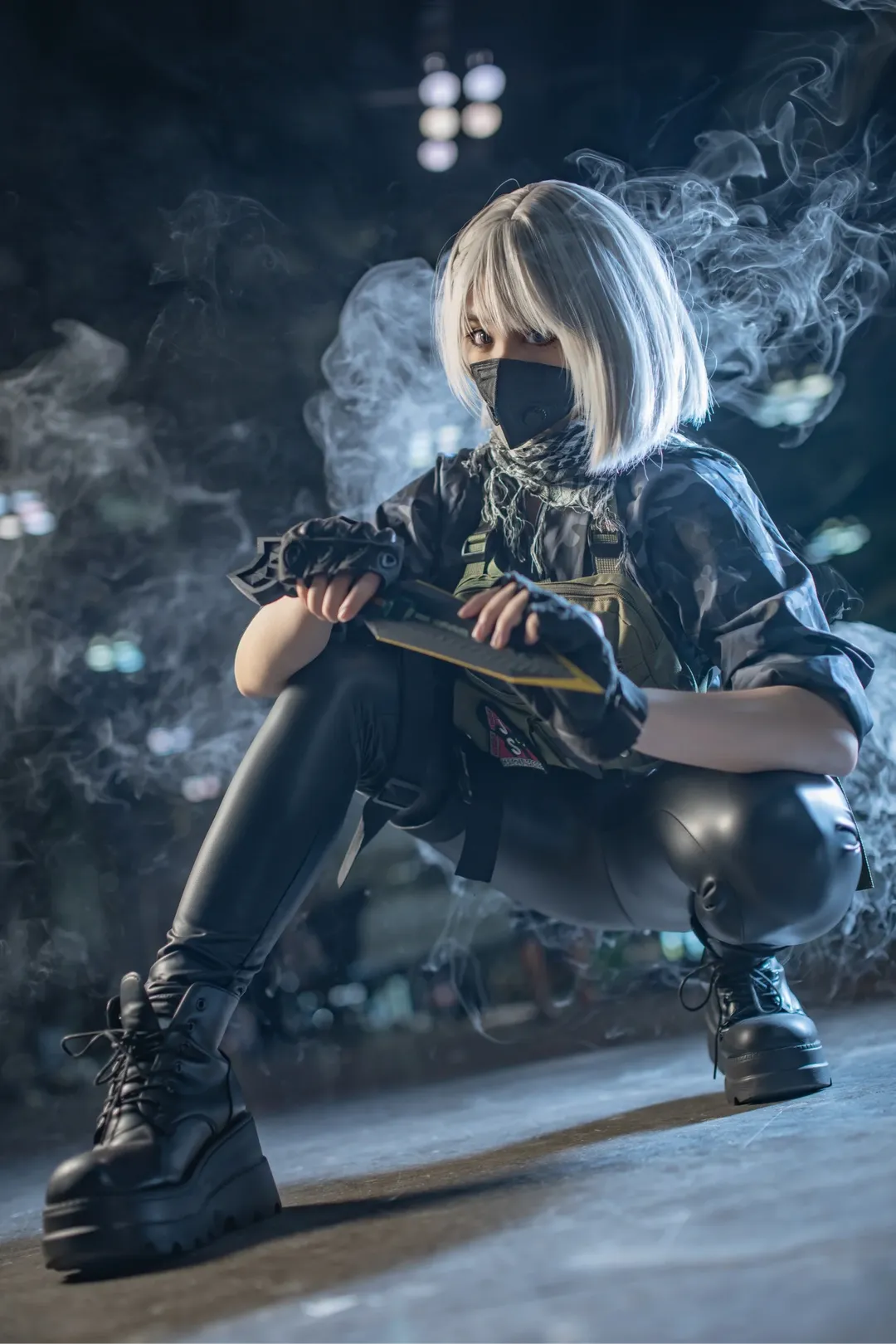 漫展返图, 人像摄影, 麦晓雯cos, 三角洲行动, 战术风cos - 第4张