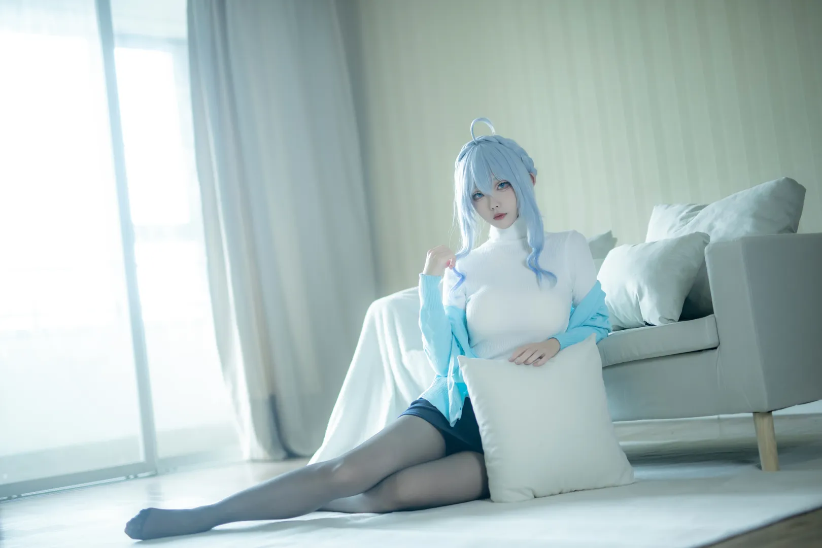 cosplay摄影, 青岛约拍, 雪女cos, 未亡人雪女, 日常风cos - 第2张