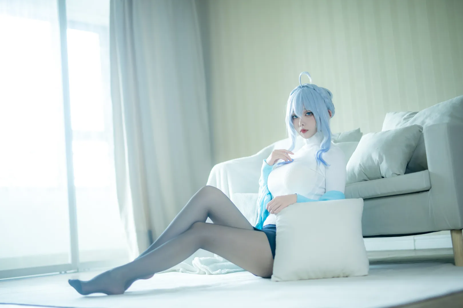 cosplay摄影, 青岛约拍, 雪女cos, 未亡人雪女, 日常风cos - 第6张