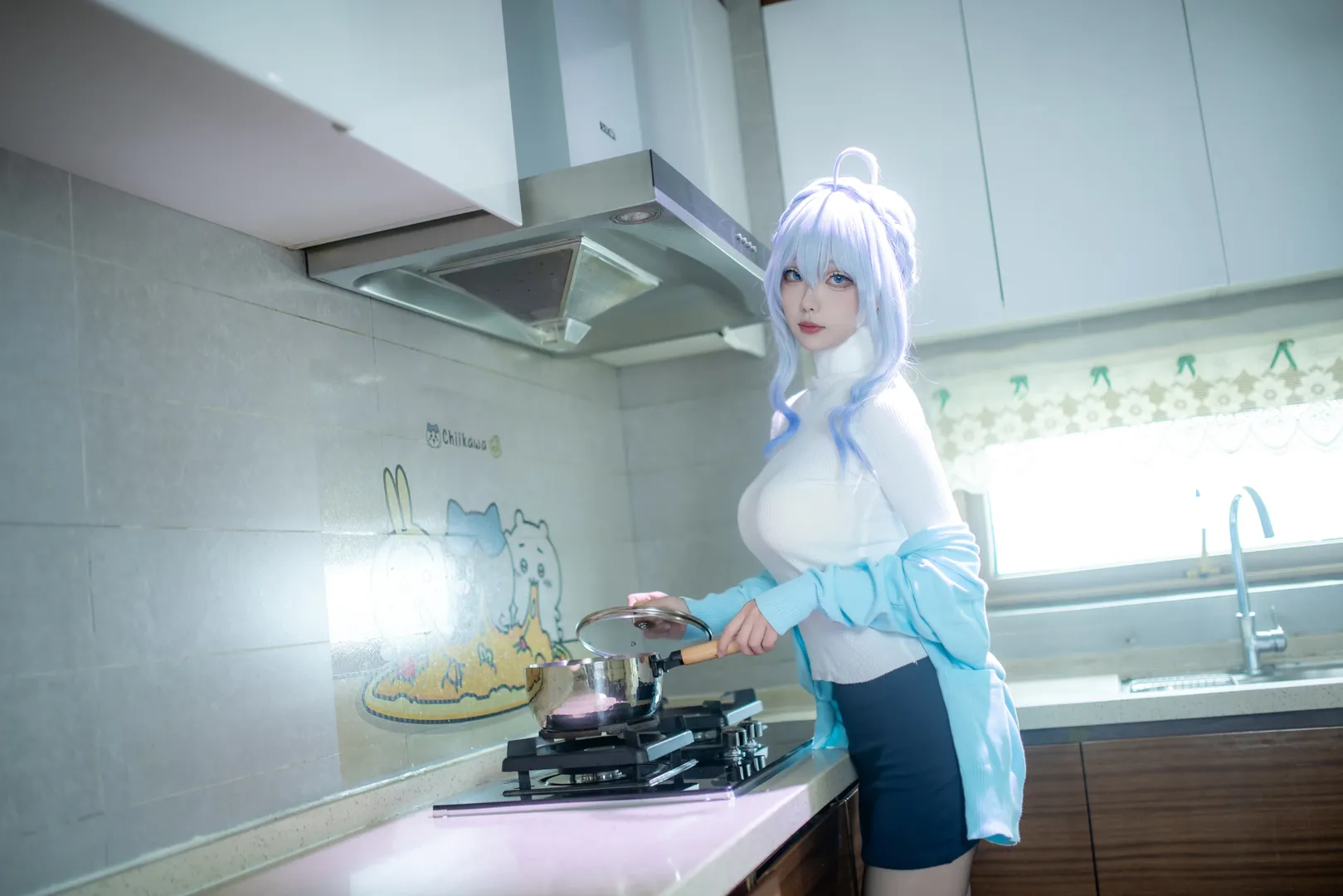 二次元摄影, cosplay正片, 青岛约拍, 雪女cos, 未亡人雪女