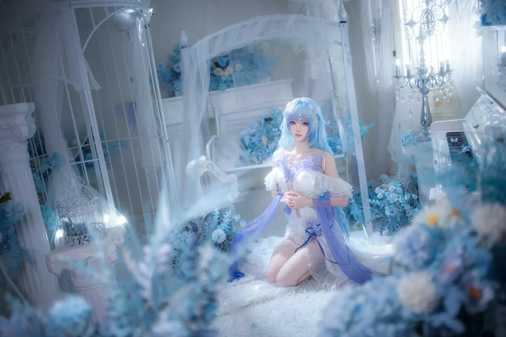無期迷途, 哈梅爾cos, 哈梅爾依偎漣漪, 重慶cosplay, 夢幻人像攝影 - 第4張