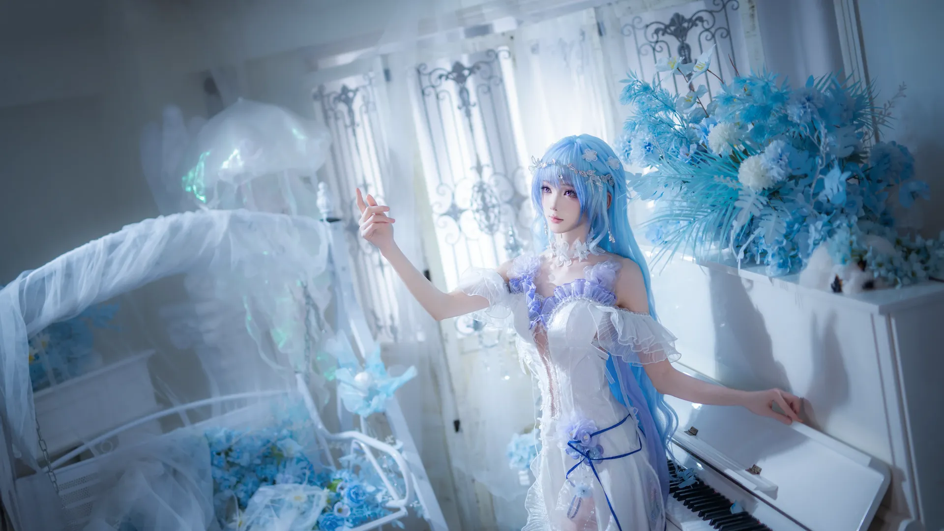 無期迷途, 哈梅爾cos, 哈梅爾依偎漣漪, 重慶cosplay, 夢幻人像攝影 - 第6張