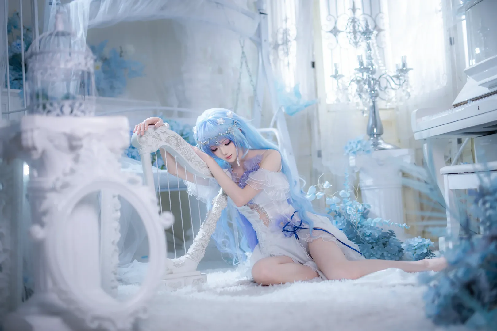 無期迷途, 哈梅爾cos, 哈梅爾依偎漣漪, 重慶cosplay, 夢幻人像攝影 - 第7張