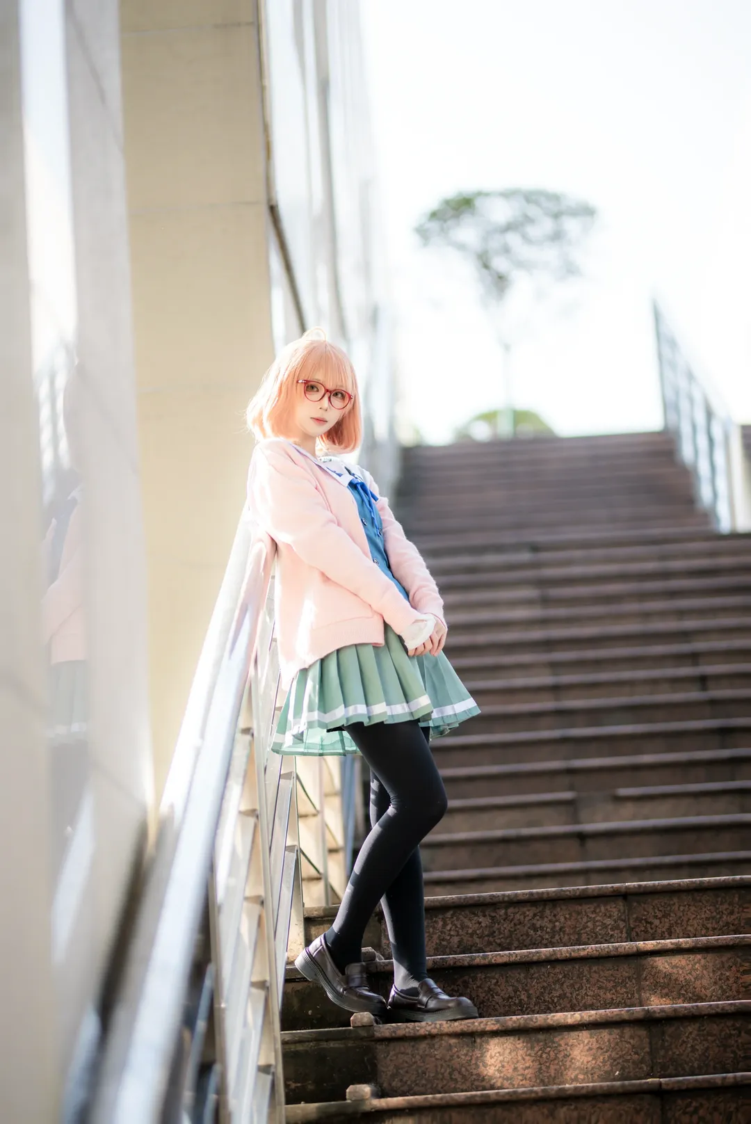 cosplay, 校园摄影, 栗山未来cos, 境界的彼方, 重庆二次元 - 第1张