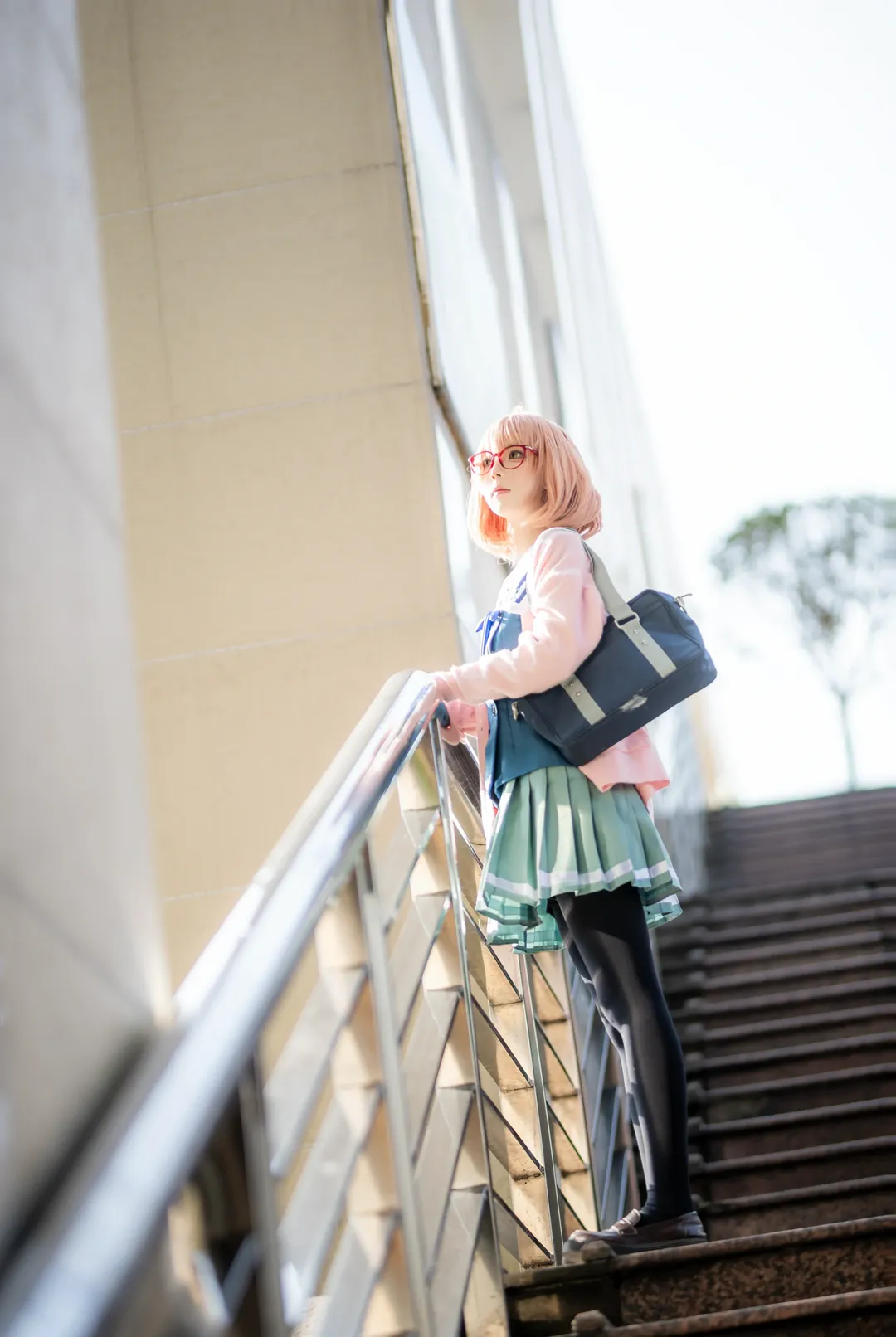 cosplay, 校园摄影, 栗山未来cos, 境界的彼方, 重庆二次元 - 第3张