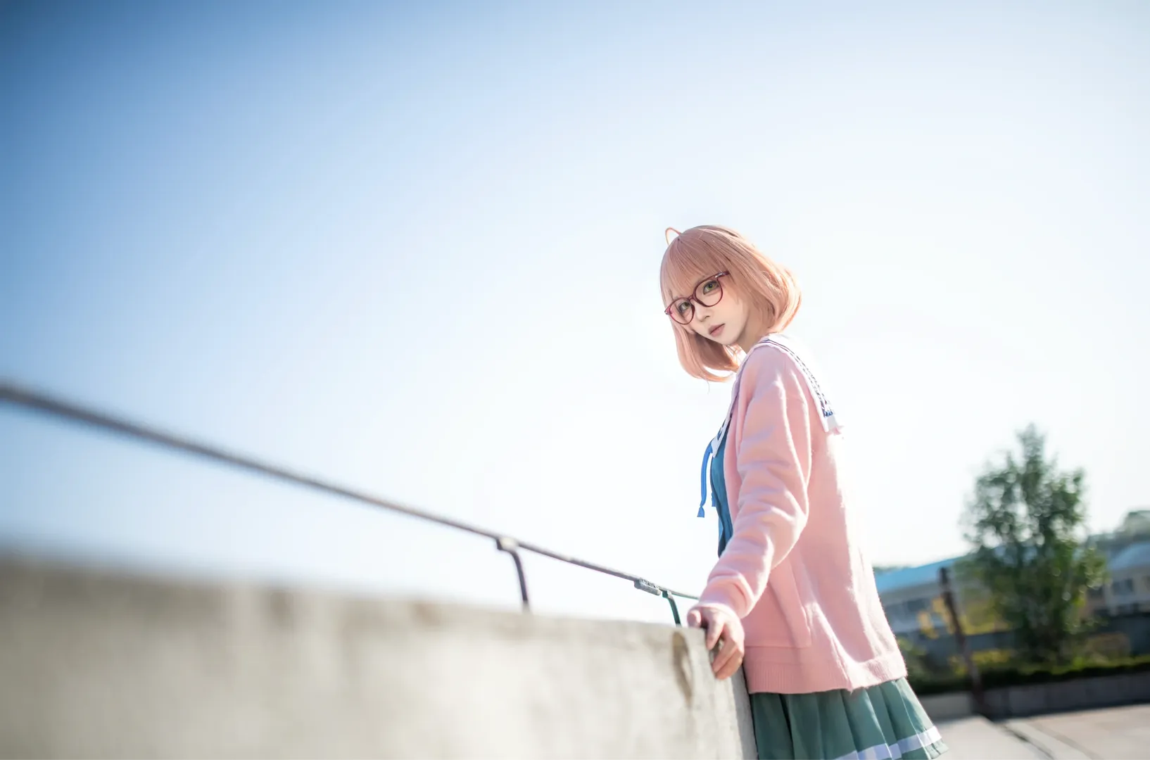cosplay, 校园摄影, 栗山未来cos, 境界的彼方, 重庆二次元 - 第5张
