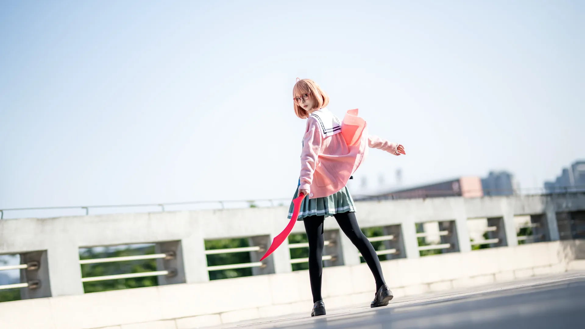 cosplay, 校园摄影, 栗山未来cos, 境界的彼方, 重庆二次元 - 第8张