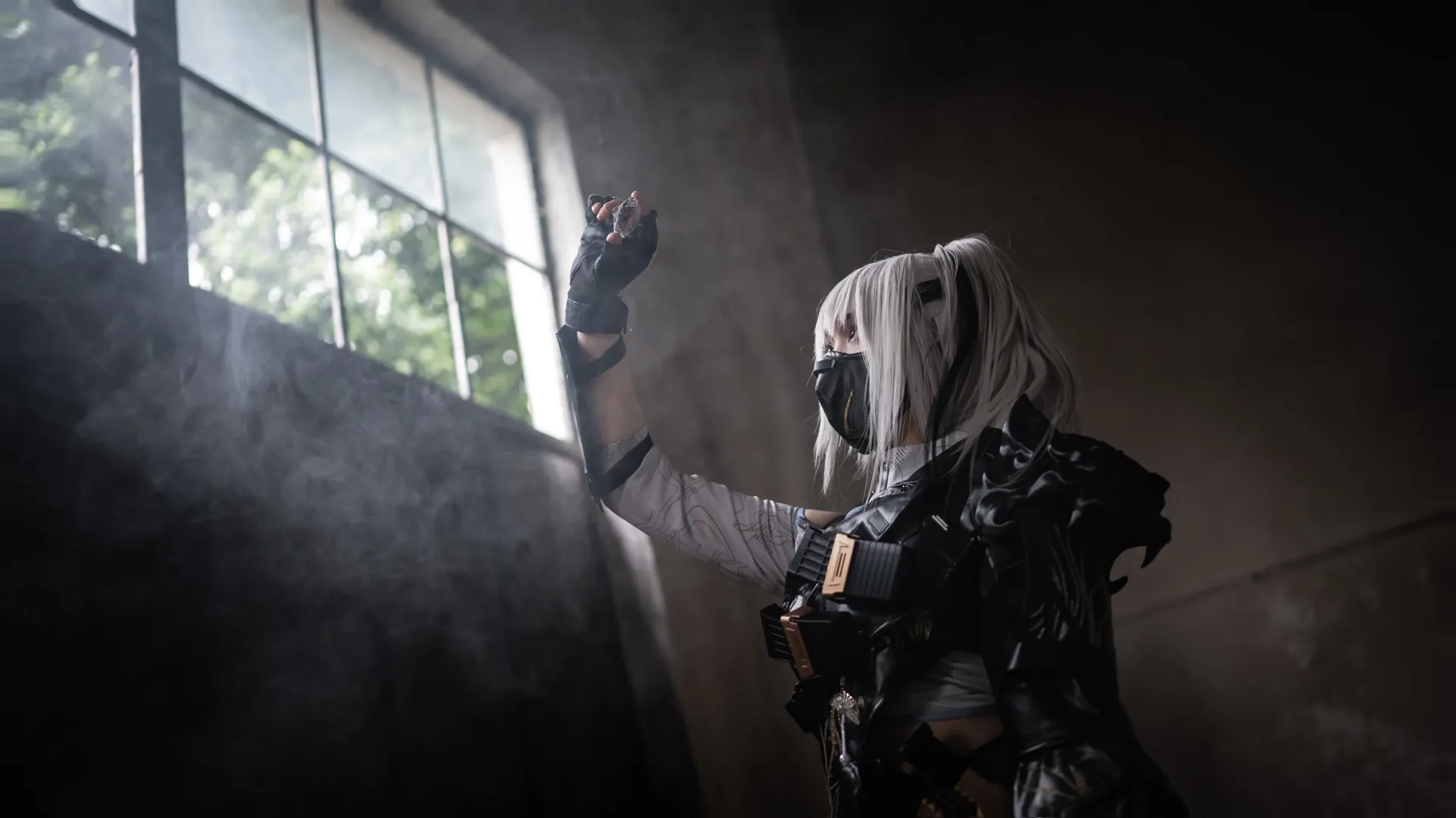 麦晓雯cos, 三角洲行动, cosplay摄影, 战术少女, 废墟风 - 第2张