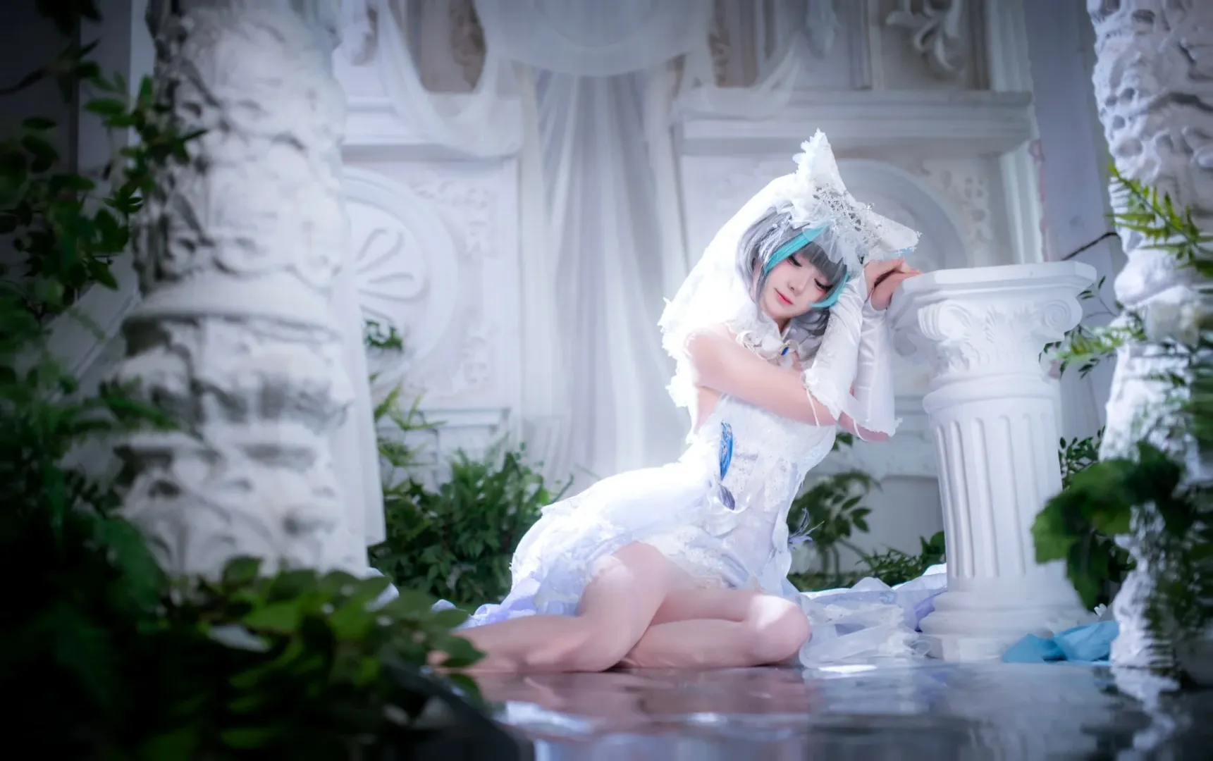 柴郡cos, 碧蓝航线, cosplay摄影, 柴郡誓约花嫁, 二次元花嫁 - 第7张