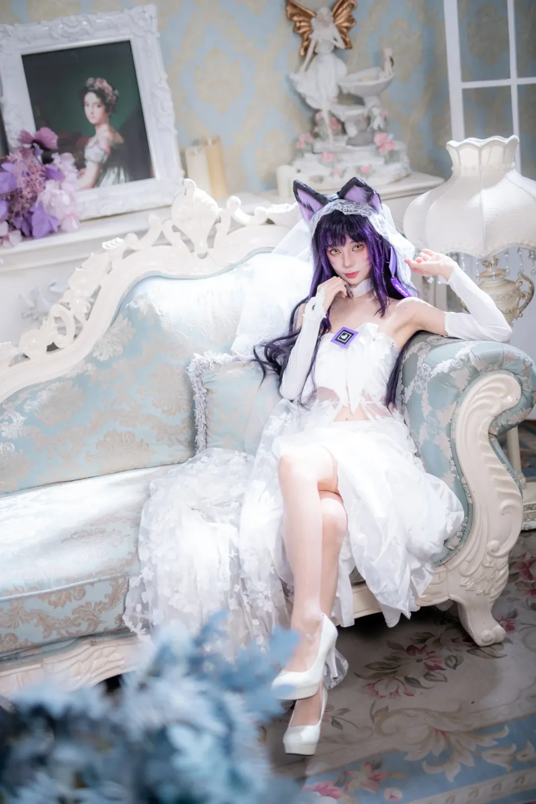 二次元摄影, 碧蓝航线, cos正片, 武藏cos, 武藏花嫁