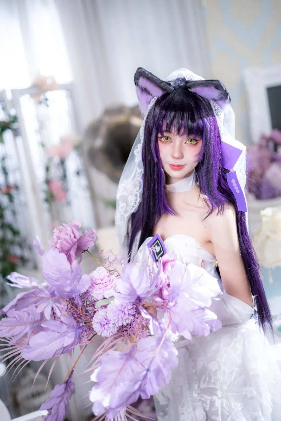 二次元摄影, 碧蓝航线, cos正片, 武藏cos, 武藏花嫁 - 第4张