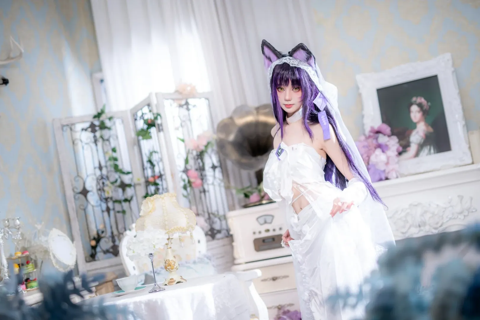 二次元摄影, 碧蓝航线, cos正片, 武藏cos, 武藏花嫁 - 第5张