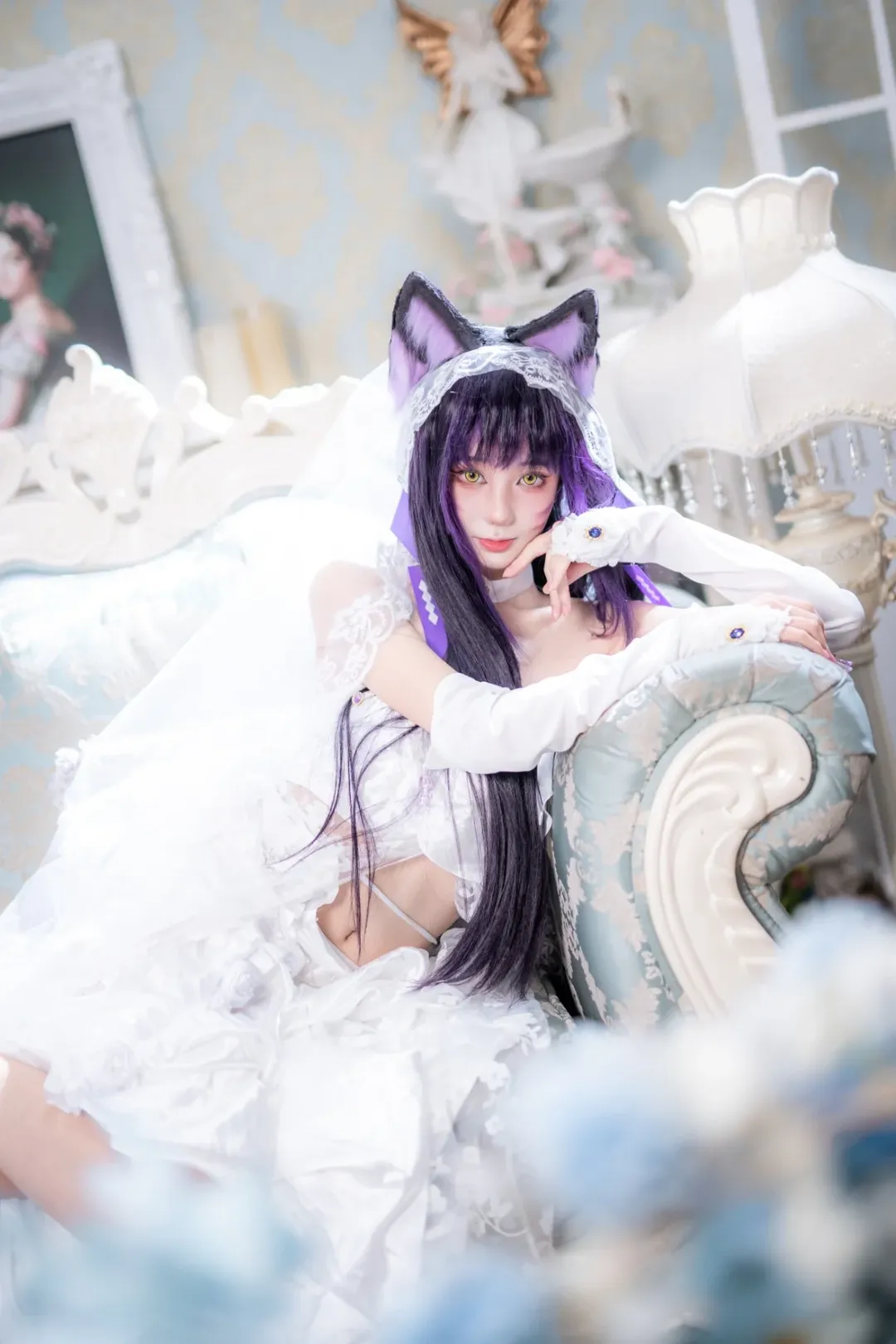 二次元摄影, 碧蓝航线, cos正片, 武藏cos, 武藏花嫁 - 第7张