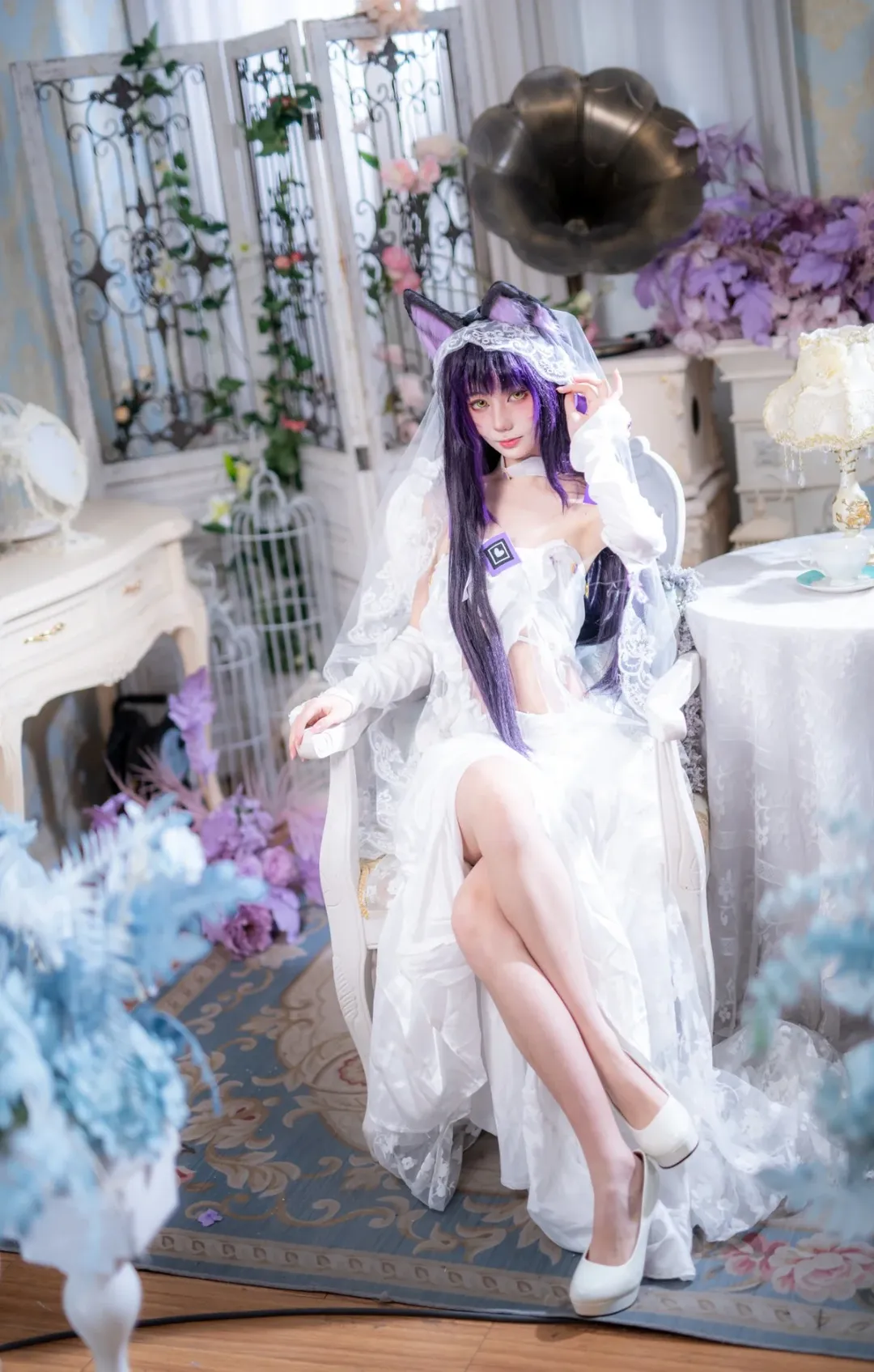 二次元摄影, 碧蓝航线, cos正片, 武藏cos, 武藏花嫁 - 第9张
