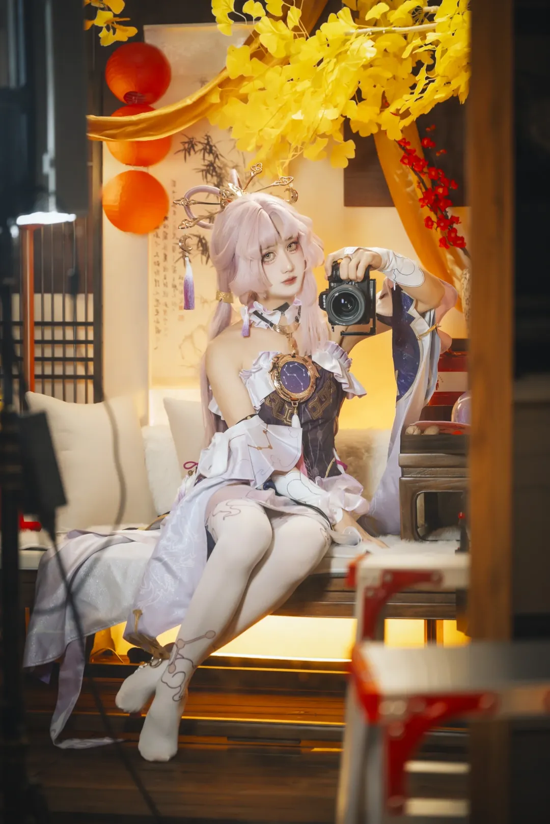cosplay, 崩坏星穹铁道, 符玄cos, 二次元日常, 新年主题摄影 - 第1张