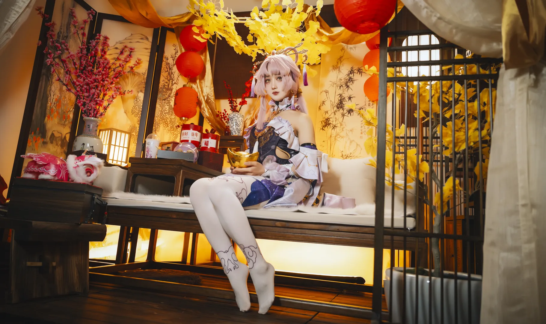 崩壊：スターレイル, 符玄コスプレ, 中華風コスプレ, 新春撮影, アニメコスプレ - 9枚目