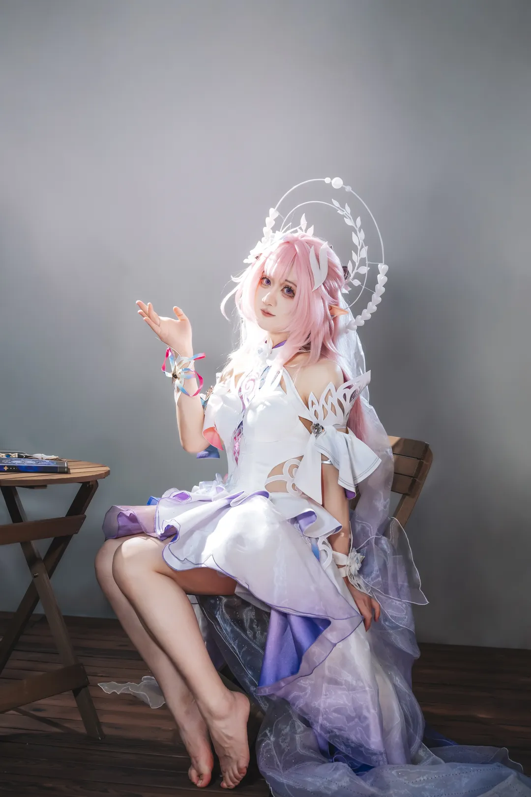 二次元, キャラクター再現, キュレネ コスプレ, 崩壊：スターレイル, メイクテスト - 1枚目