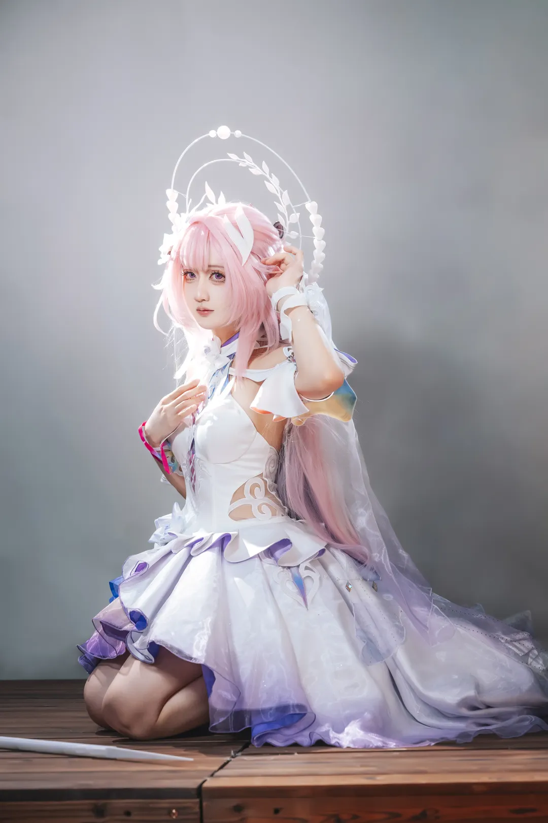 二次元, キャラクター再現, キュレネ コスプレ, 崩壊：スターレイル, メイクテスト - 5枚目
