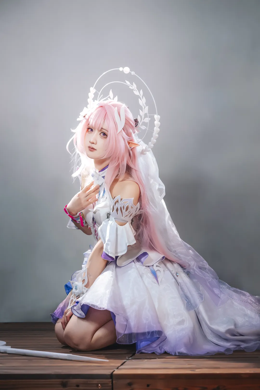 二次元, キャラクター再現, キュレネ コスプレ, 崩壊：スターレイル, メイクテスト - 6枚目