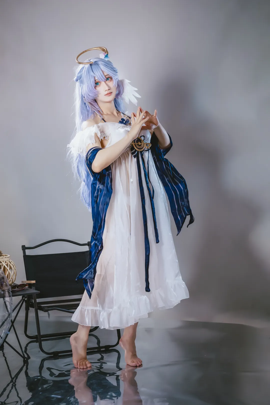 角色扮演, 崩壞星穹鐵道, 知更鳥cos, cosplay攝影, 知更鳥試妝 - 第1張